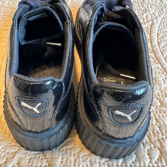 Fenty X Puma Creeper Wrinkled Patent Leather Sneaker - Picture 4 of 7